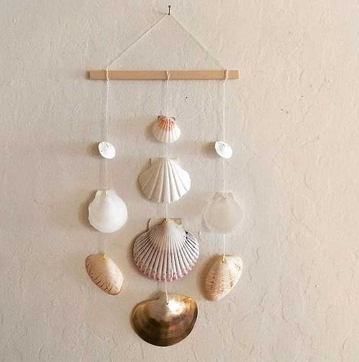 Wall Hanging Seashell Decor