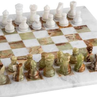 Sophistication Personified: Indulge in Opulent Marble Chess Sets