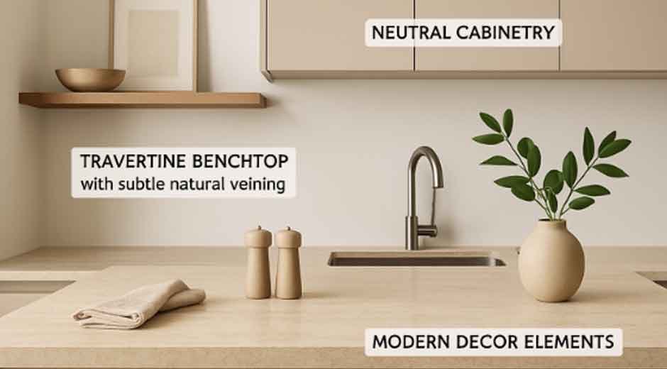 Timeless Charm: Why Travertine Benchtops Are Still A Design Favorite