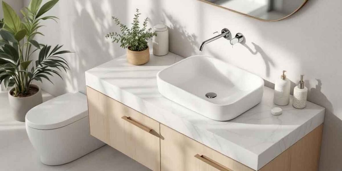 Timeless Appeal of Travertine Vanity Tops for Modern Bathrooms