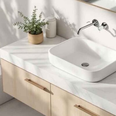 Timeless Appeal of Travertine Vanity Tops for Modern Bathrooms